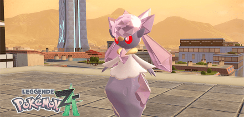 Leggende Pokémon:Z-A evento Diancie