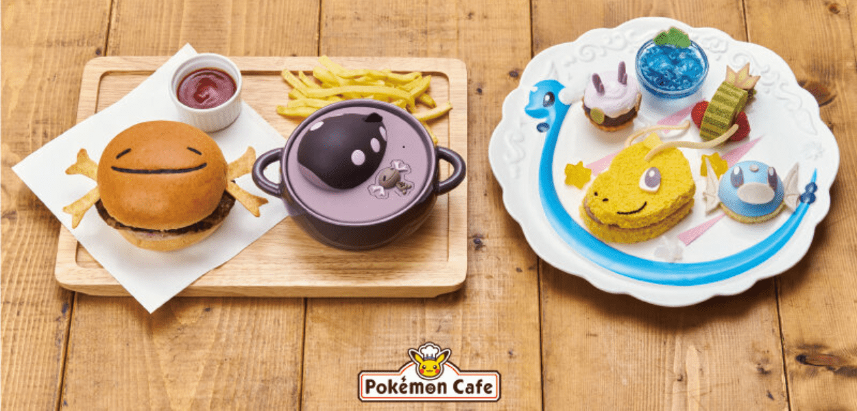 Wooper e Dratini invadono il menù del Pokémon Café