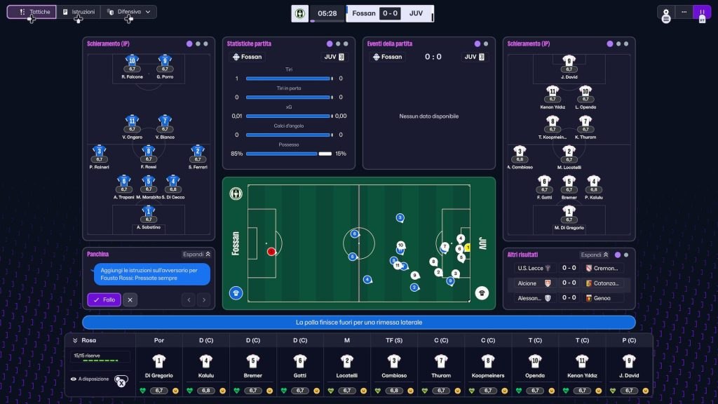 Football Manager 26 partita