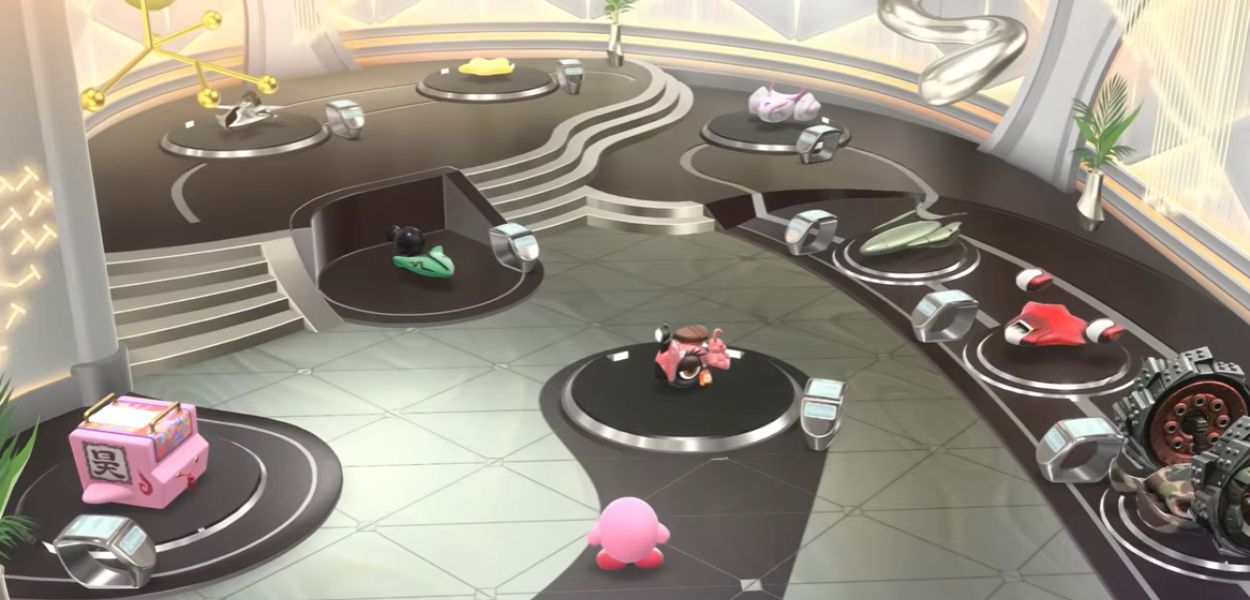 I giocatori di Kirby Air Riders trasformano i veicoli in Pokémon