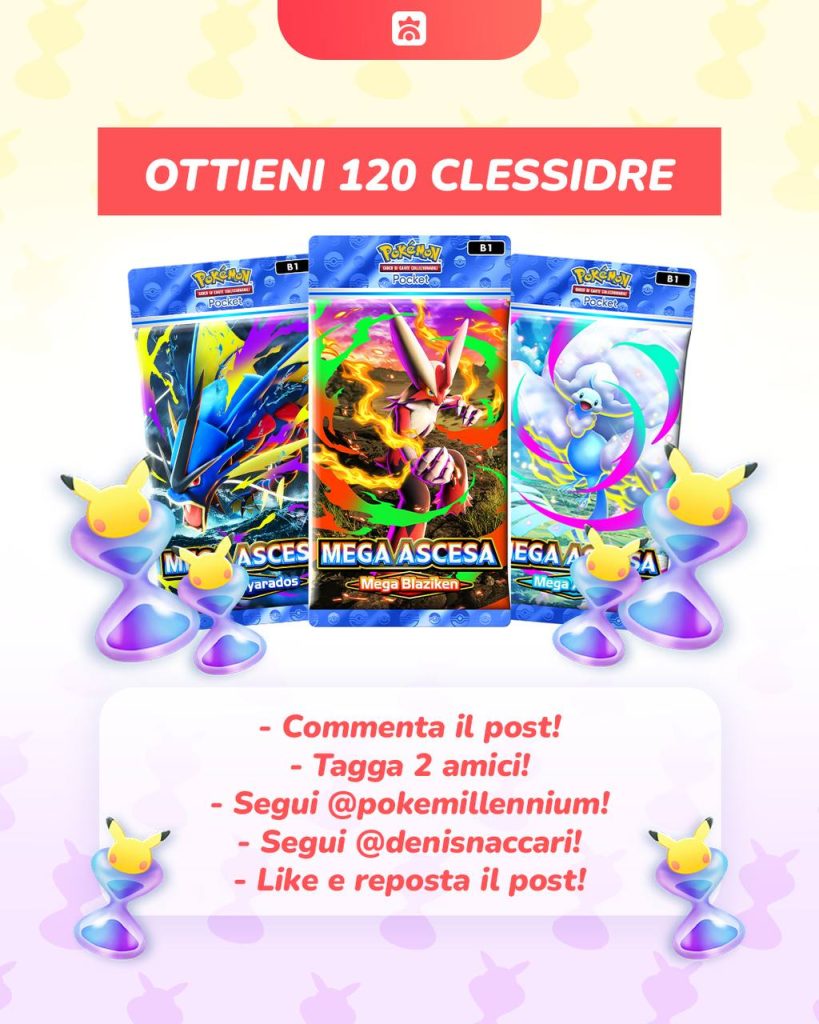evento 120 clessidre buste gcc pokémon pocket 1