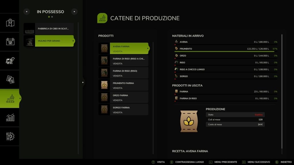 Farming Simulator Signature Edition fabbriche