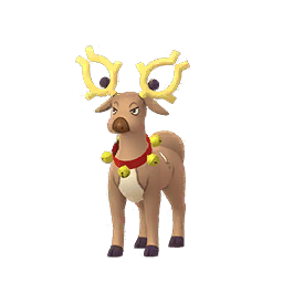 Stantler con abbigliamento festivo Pokémon GO