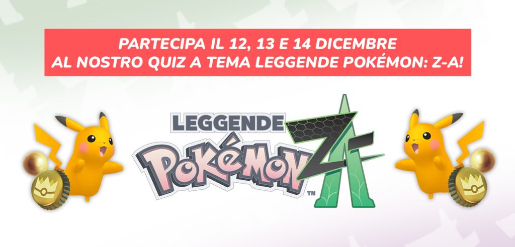 Quiz Telegram Leggende Pokémon: Z-A