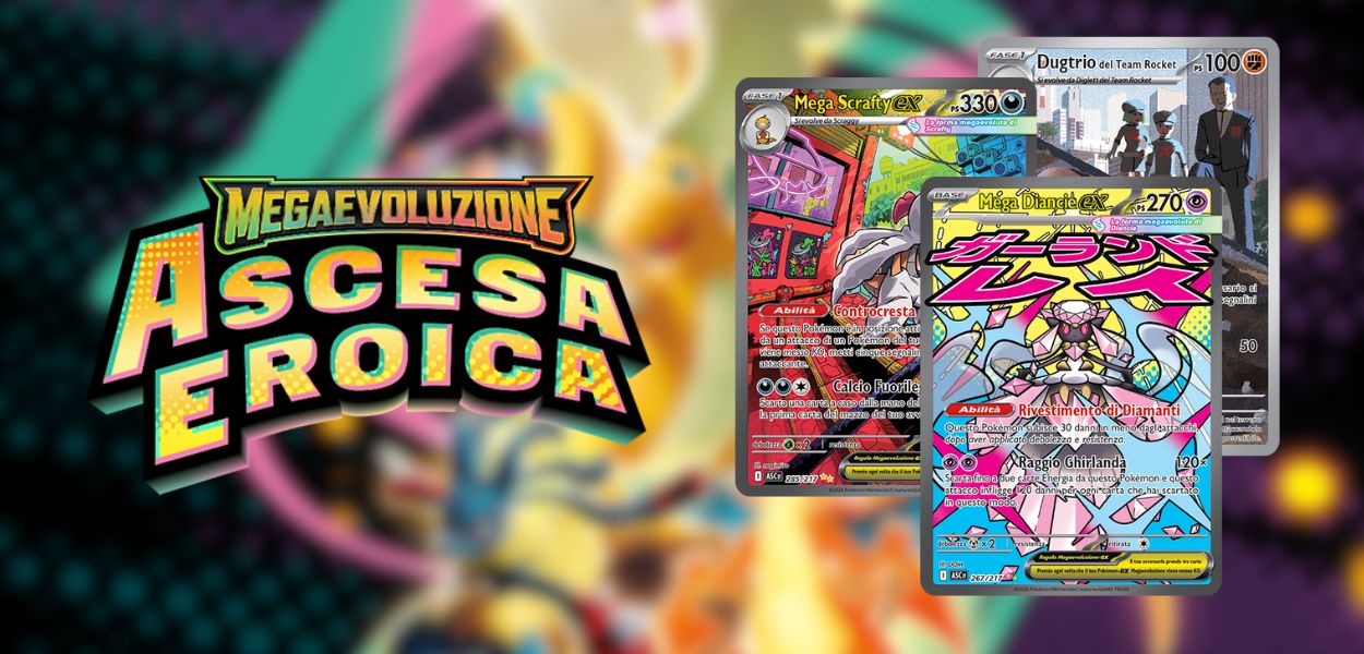 Svelate nuove carte dall'espansione Megaevoluzione - Ascesa Eroica