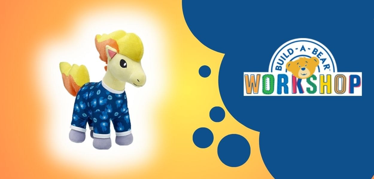 Il peluche di Ponyta arriva nei negozi Build-a-Bear