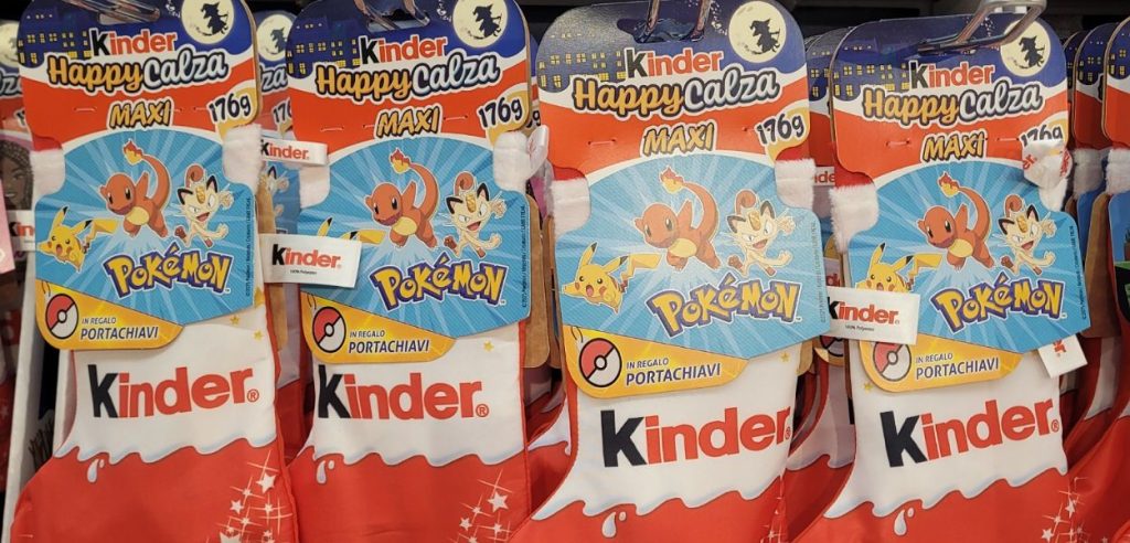 Calza Kinder Pokémon 2026