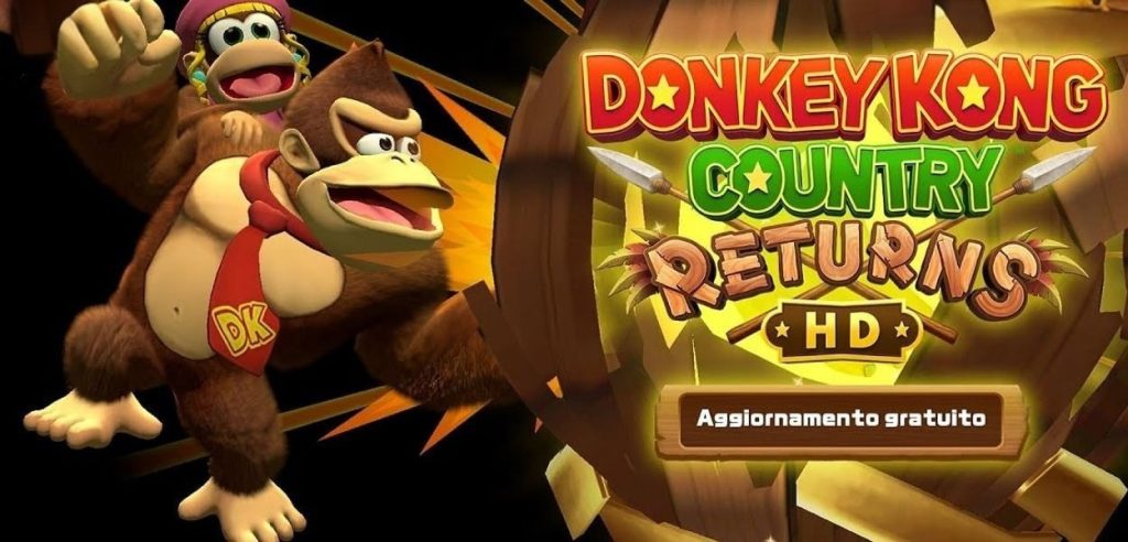 Aggiornamento Donkey Kong Country Returns HD