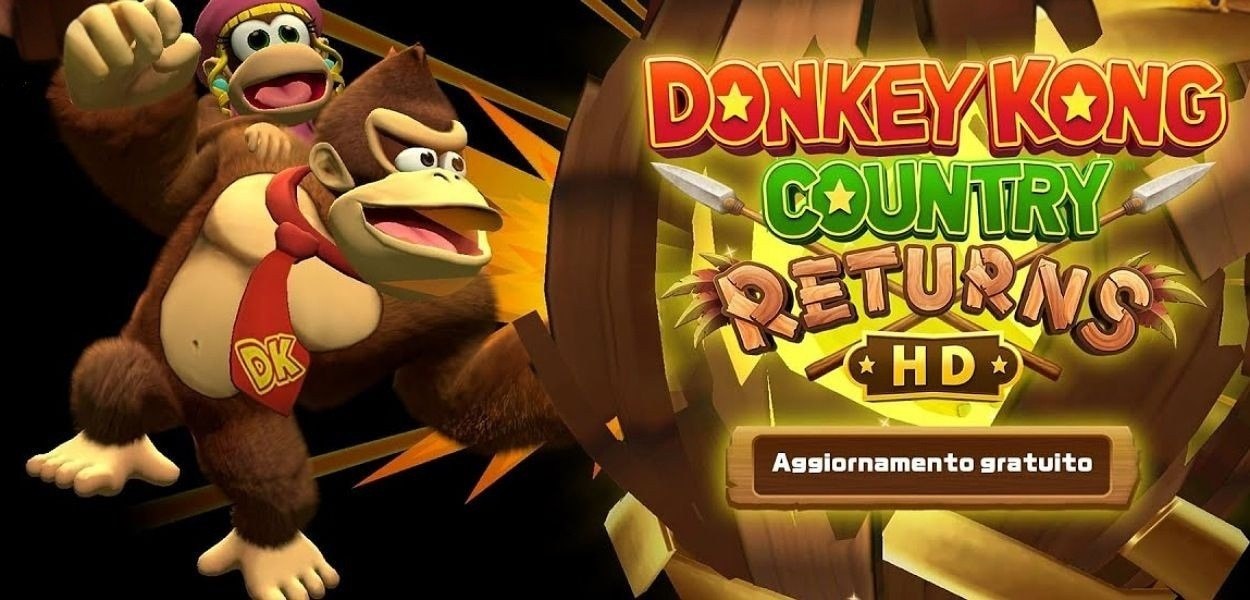 Disponibile un aggiornamento gratuito per Donkey Kong Country Returns HD