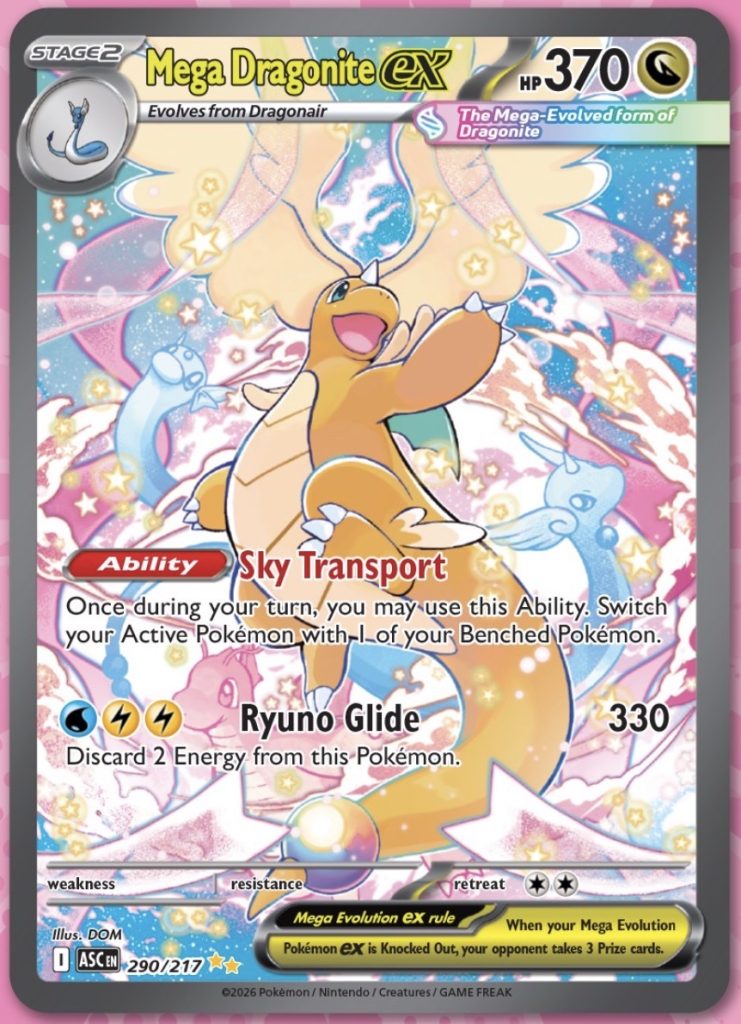 Mega Dragonite-ex inglese