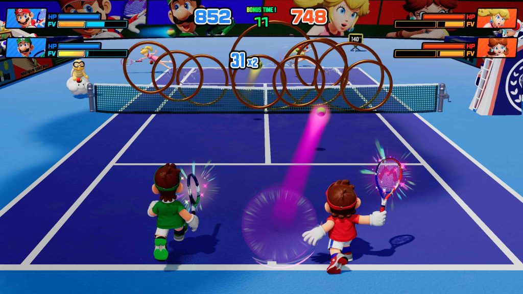 Mario Tennis Fever Tiro agli Anelli