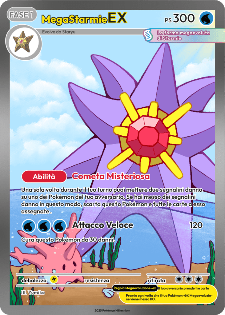 Mega Starmie rubrica