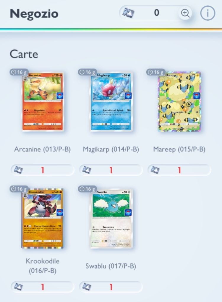 Negozio buono carta promo evento bonus Mareep