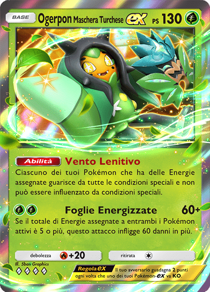 Ogerpon Maschera Turchese-ex