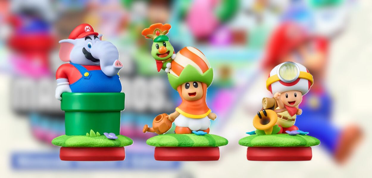 In arrivo tre nuovi amiibo dedicati a Super Mario Bros. Wonder