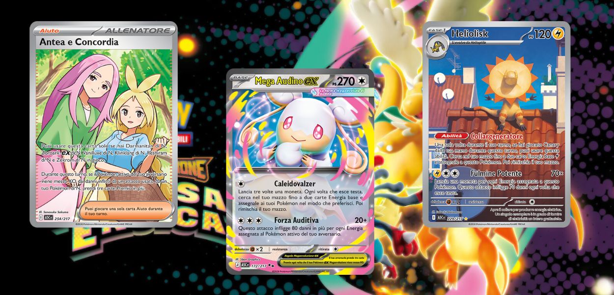 Mega Audino-ex e altre carte si aggiungono a Megaevoluzione - Ascesa Eroica