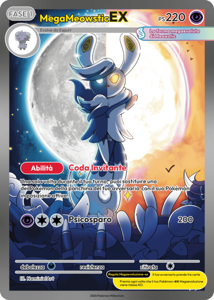 Mega Meowstic rubrica