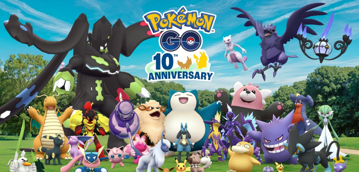 Pokémon GO dà inizio ai festeggiamenti del 10° anniversario del gioco