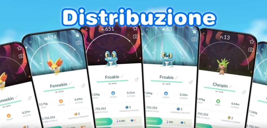 Pokémon GO Tour Kalos codice starter