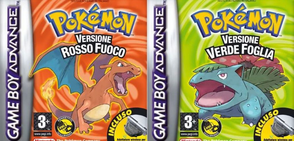 Pokémon Rosso Fuoco e Verde Foglia