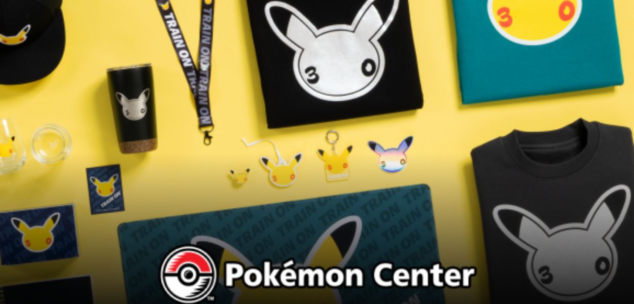 Disponibile nei Pokémon Center una collezione celebrativa per il 30° anniversario