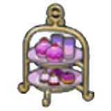 Alzata con pasticcini 