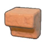 Roccia marroncina scavata 