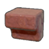 Roccia rossa scavata 