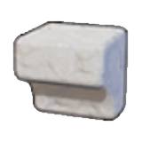 Roccia bianca scavata 