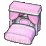 Letto grazioso 
