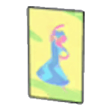 Poster con figura danzante 