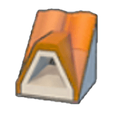 Tegole con finestra triangolare 