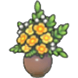 Vaso con fiori sfarzosi 