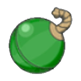 Sfera pirotecnica verde