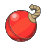 Sfera pirotecnica rossa 