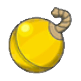 Sfera pirotecnica gialla