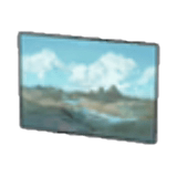 Poster con paesaggio montano