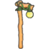 Lampione con fungo luminoso 