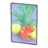 Poster con pittura a olio 