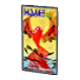 Poster fiammeggiante