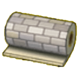 Muro di mattoni di pietra