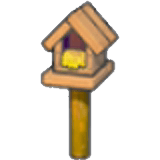 Casetta-nido di legno