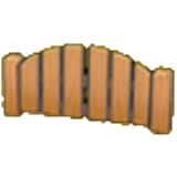 Cancello per steccato di legno