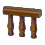 Corrimano di legno