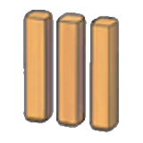 Paletti divisori di legno 