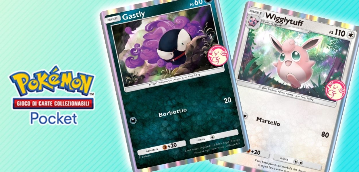 GCC Pokémon Pocket: è iniziato l’evento pesca misteriosa di Gastly e Wigglytuff