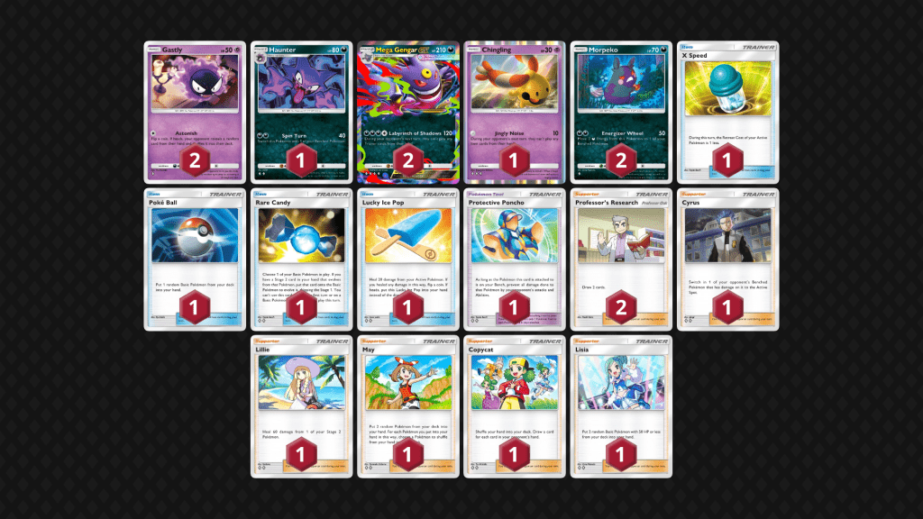 Mazzo di Mega Gengar-ex.