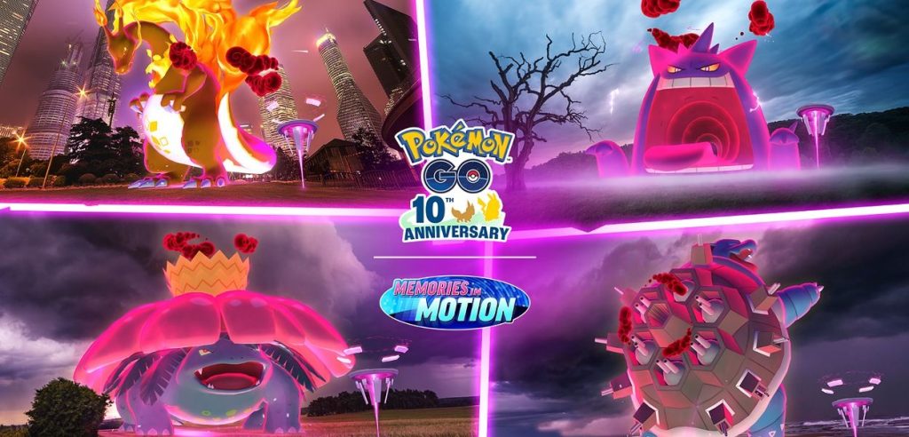 Pokémon GO Venusaur, Charizard, Blastoise e Gengar Gigamax