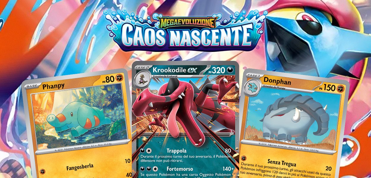 Ecco in anteprima tre nuove carte dall'espansione Megaevoluzione - Caos Nascente del GCC Pokémon