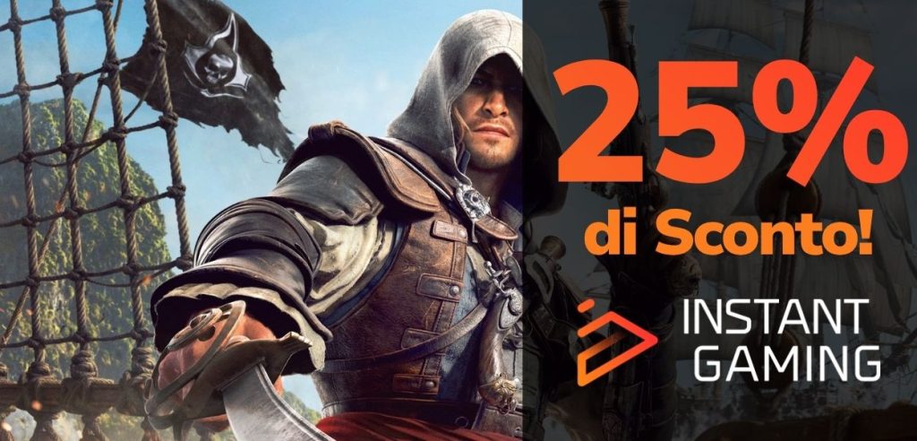 copertina promo instant gaming assassins creed black flag resynced